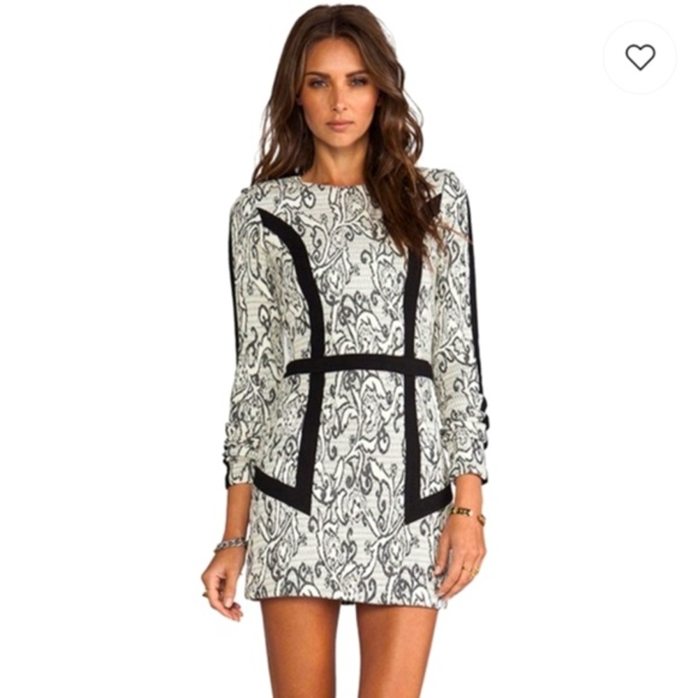 Parker Blanche Long Sleeve Dress Sz Medium